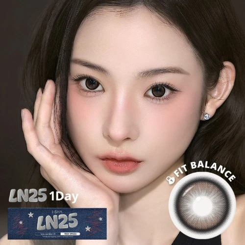 [Eyesme x I-Sha] Lens khóa trục 1 ngày LN25 - Deep Choco
