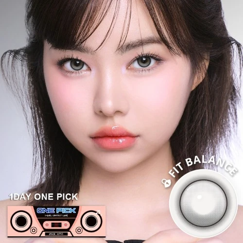 [Eyesme x I-Sha] Lens 1 ngày One Pick Fit Balance - Gray Whisper