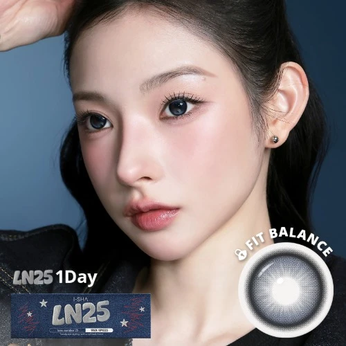 [Eyesme x I-Sha] Lens khóa trục 1 ngày LN25 - Blue Jean
