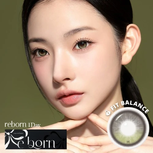 [Eyesme x I-Sha] Lens khóa trục 1 ngày Reborn - Olive