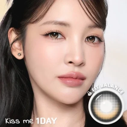 [Eyesme x I-Sha] Lens khóa trục 1 ngày Dekame Kiss Me - Yuzu Bloom