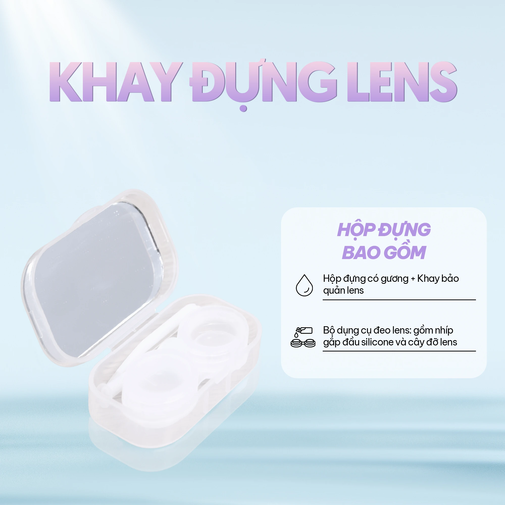 Khay đựng kính áp tròng