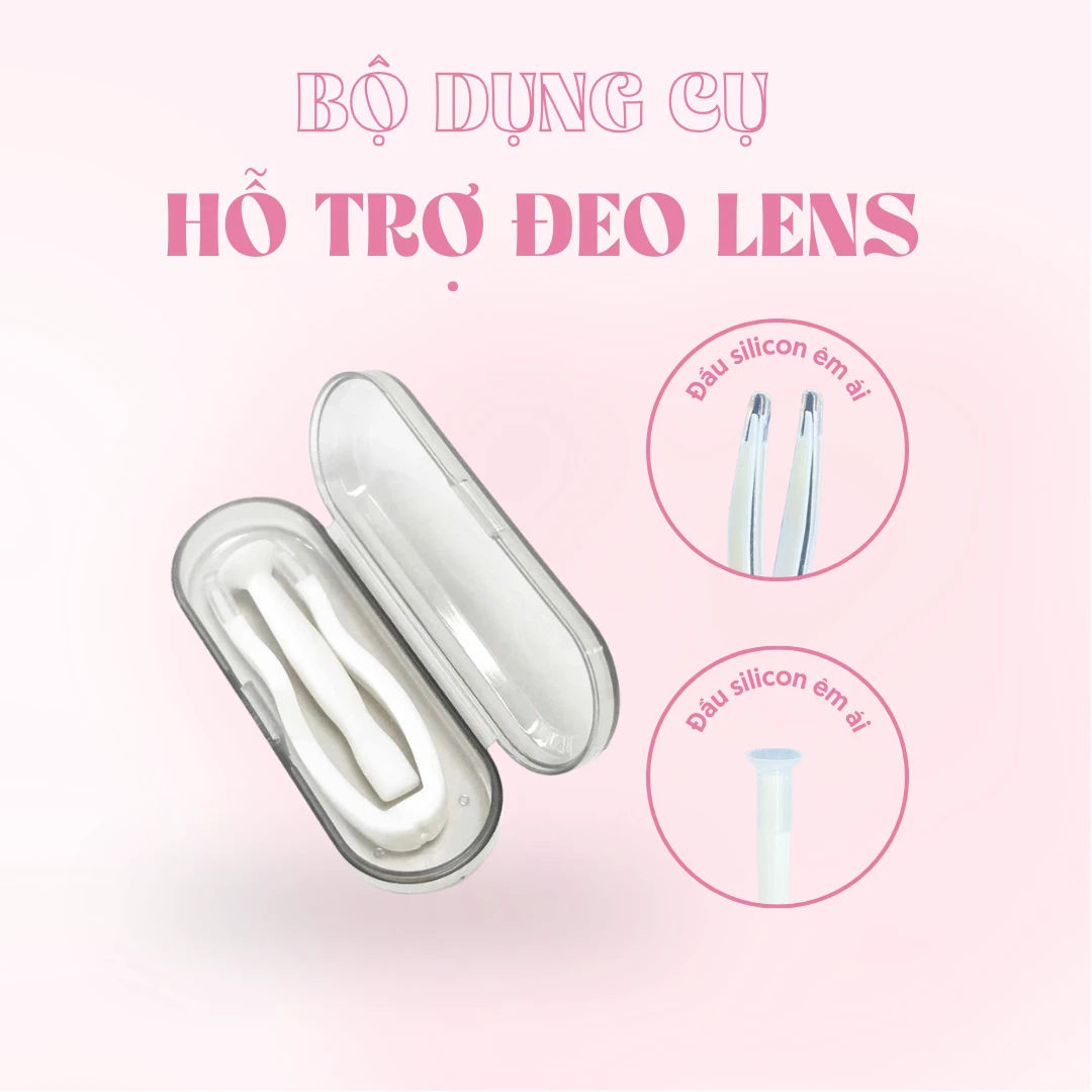 Bộ dụng cụ hỗ trợ đeo lens 1 ngày